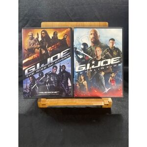 G.I. Joe 2-Movie DVD Lot The Rise of Cobra and Retaliation Action Channing Tatum